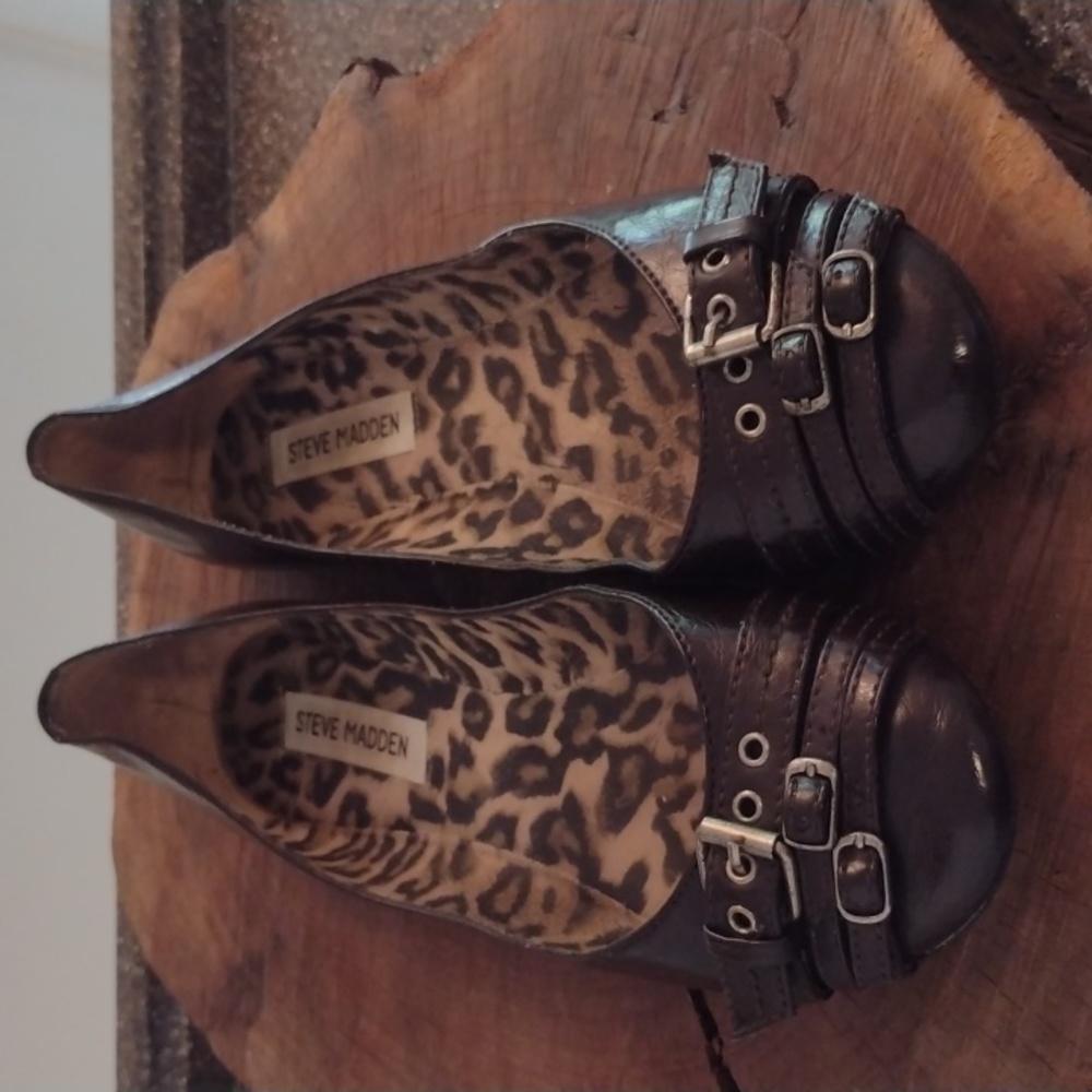 Steve Madden Kerrii Brown Patent Flats Size 10
